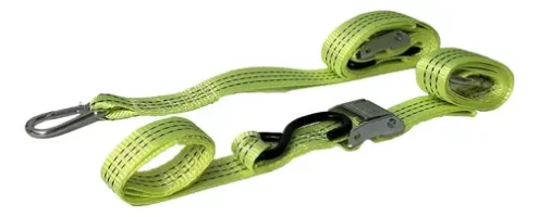 Suncho de amarre set x 4 - 1,5" x 0,50 m - 6000 kilos - Verde Fluo- driver